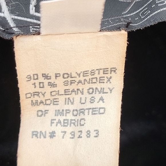 Alex Evenings Black Velvet Flat-Front Elastic Waist Pull-On Pants - Size L - Picture 9 of 9